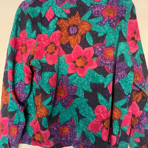 90’s Floral Blouse - Picture 2 of 5